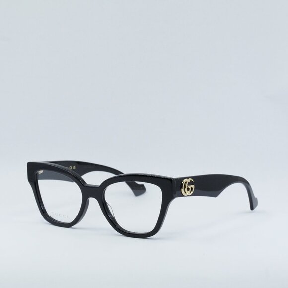 🕶️ New Gucci GG1424O 005 Eyeglasses - Black Frame - Picture 1 of 10